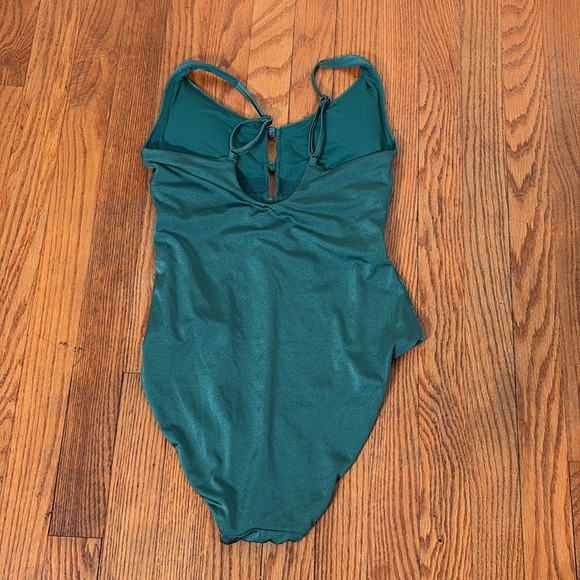 Andie Mana One piece Swimsuit Ceramic Teal size S NWT - Picture 7 of 7